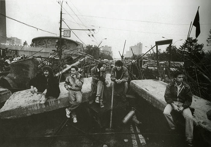 Москва в дни путча / из архива Горбачев-Фонда